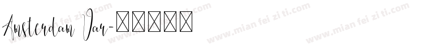 Amsterdam Var字体转换